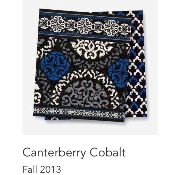 VERA BRADLEY Canterberry Cobalt Mini Cellphone Crossbody Chainlink Strap 2013 - Picture 14 of 14